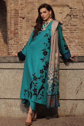 img_charizma_signature_leather_peach_woolen_shawl_awwal_boutique