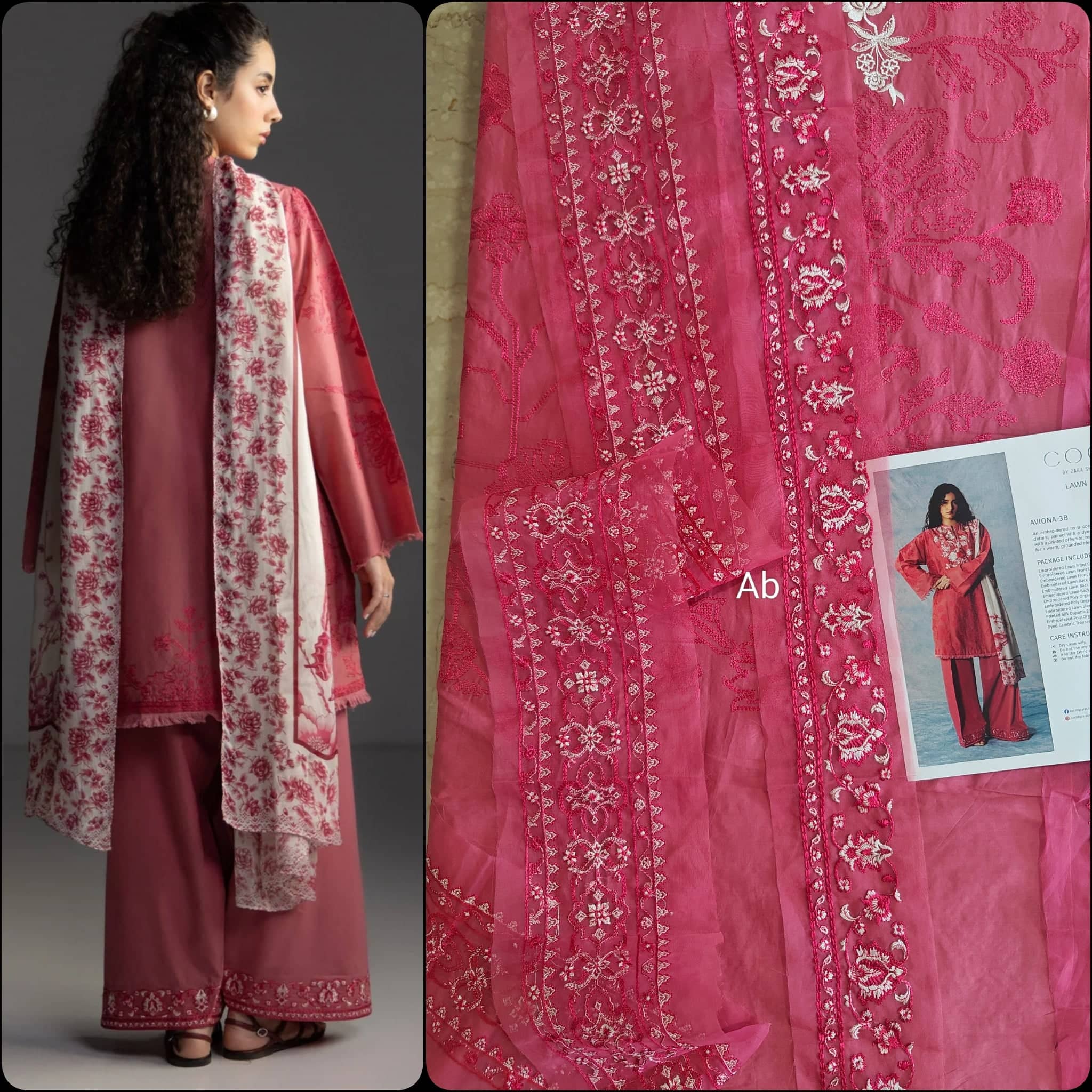 Open Pic/Zara Shahjahan Coco Lawn 26/Aviona-3B