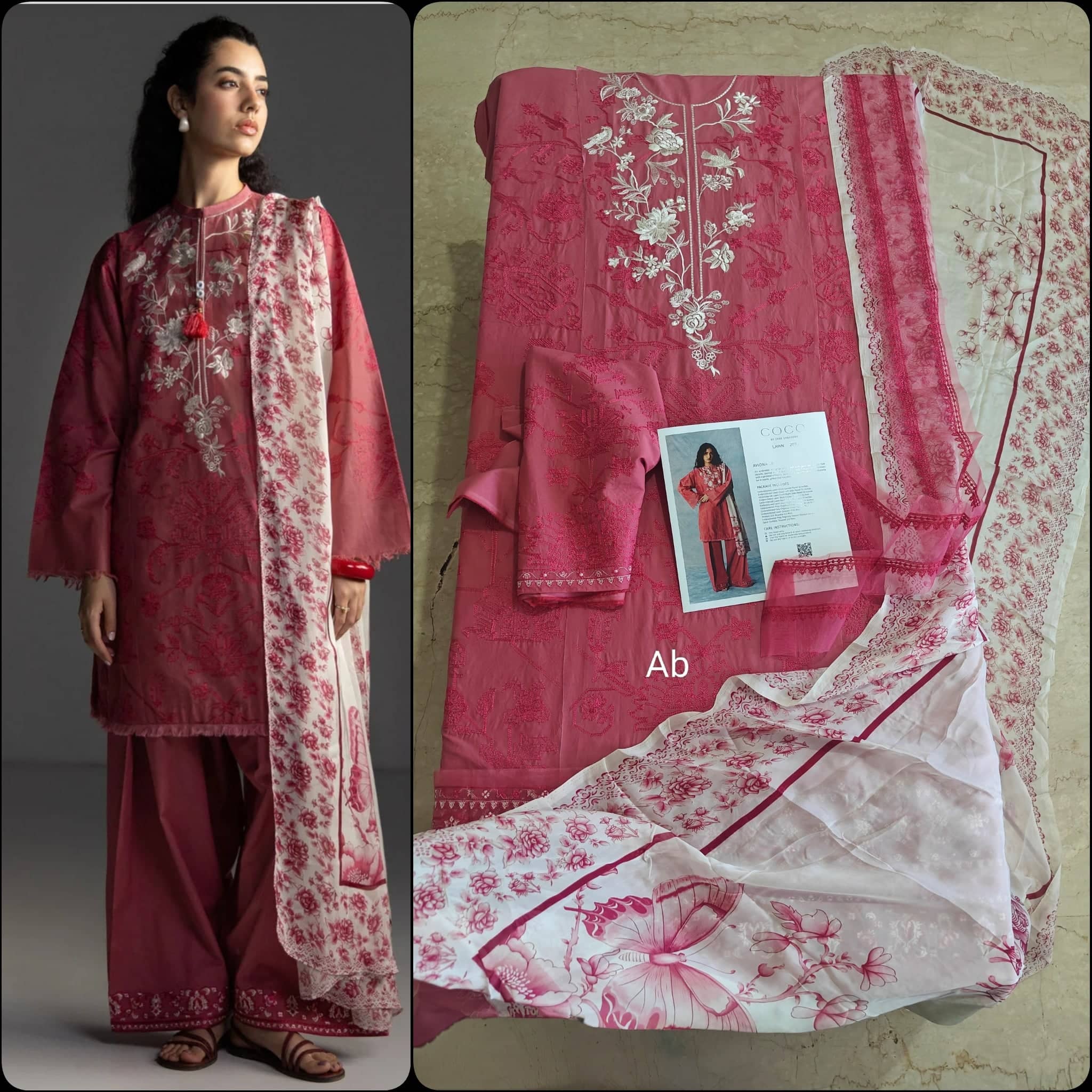 Open Pic/Zara Shahjahan Coco Lawn 26/Aviona-3B