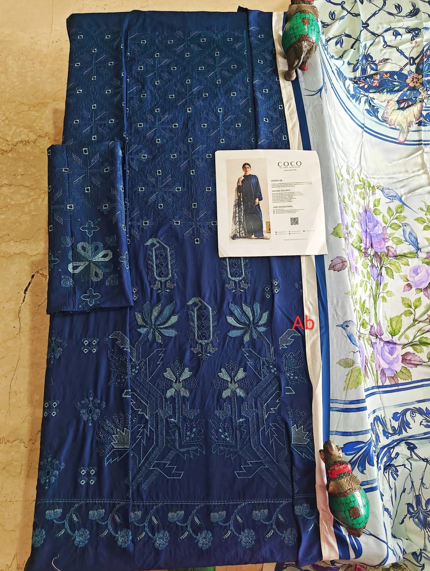 Sale‼️Zara Shahjahan Coco Lawn 26/Vol 2/Soren -9A