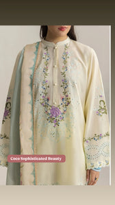 Zara Shahjahan Coco Lawn 26/Vol 2/Kian-8A/Silk Dupatta