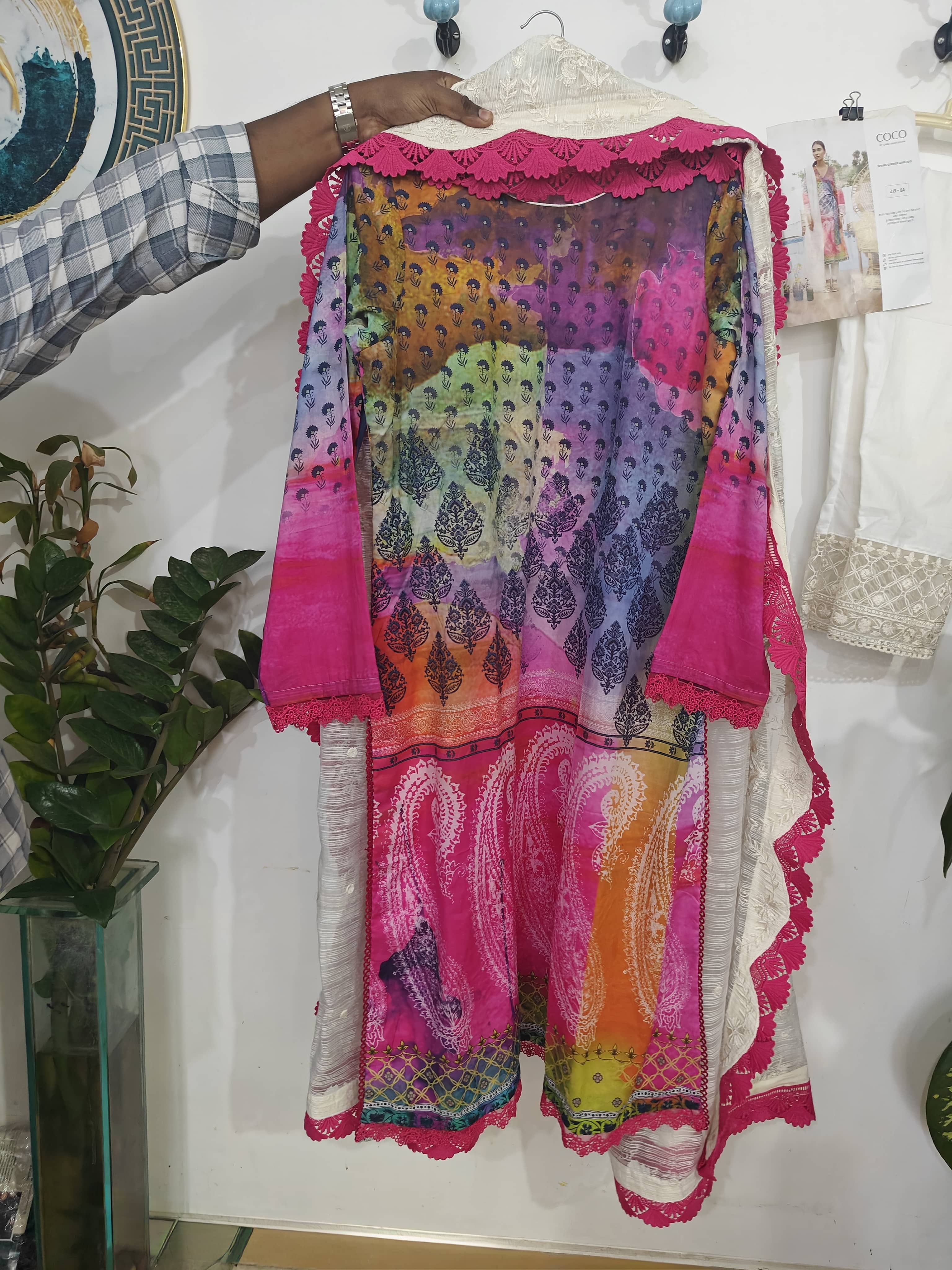 Ready To Wear/Stitched/Ready To Wear/Stitched/Zara Shahjahan Coco Lawn/Size -L/8A