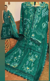 Stitched Look of Unstitched Flow by Crimson 26/BEAUTY IN BLOOM - D3B/Emerald