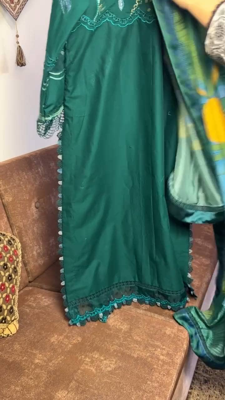 Stitched Look of Unstitched Flow by Crimson 26/BEAUTY IN BLOOM - D3B/Emerald