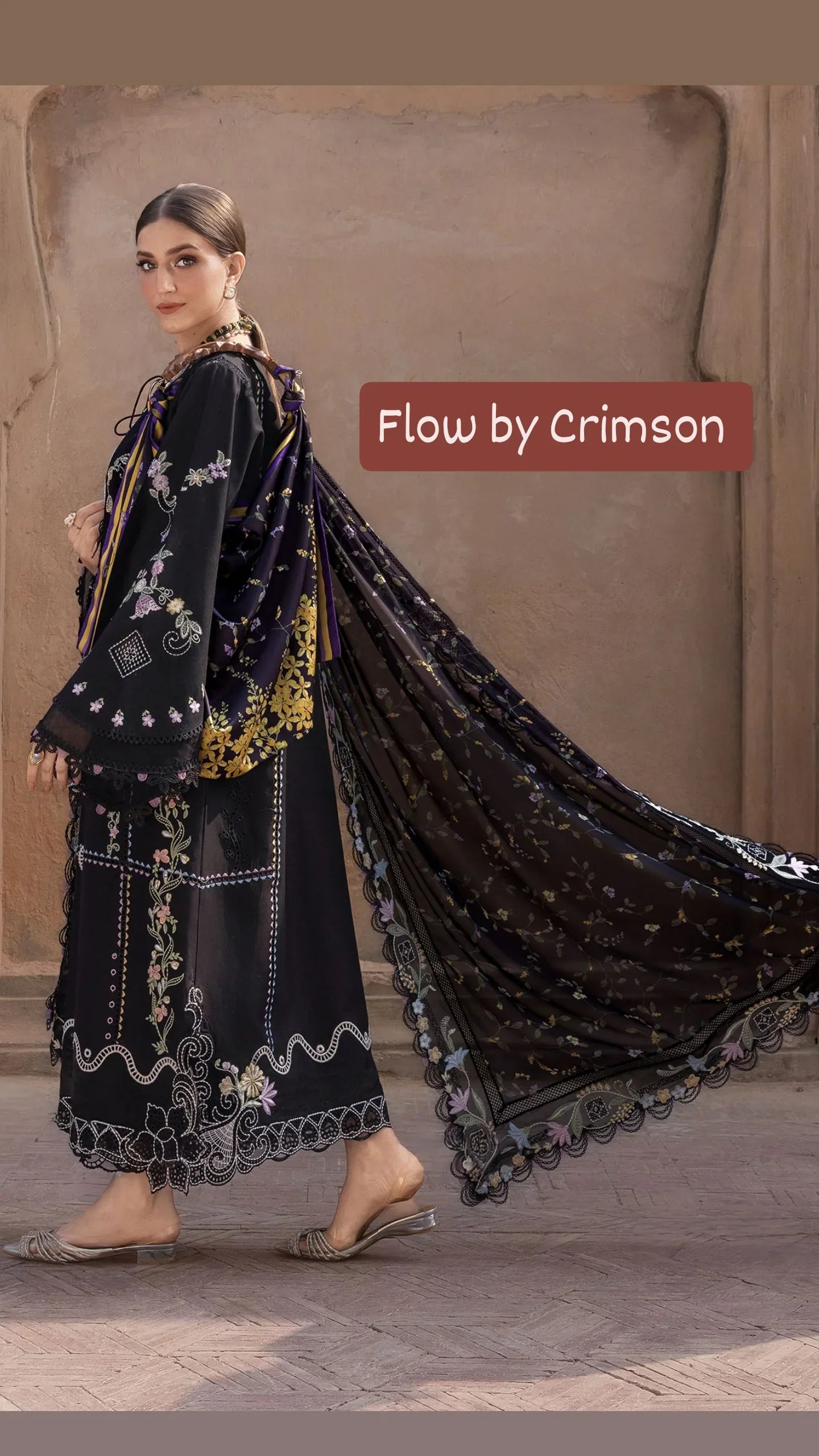 Spotted in Flow by Crimson 26/Flow by Crimson 26/FLORAL SERENITY - D1A/Onyx