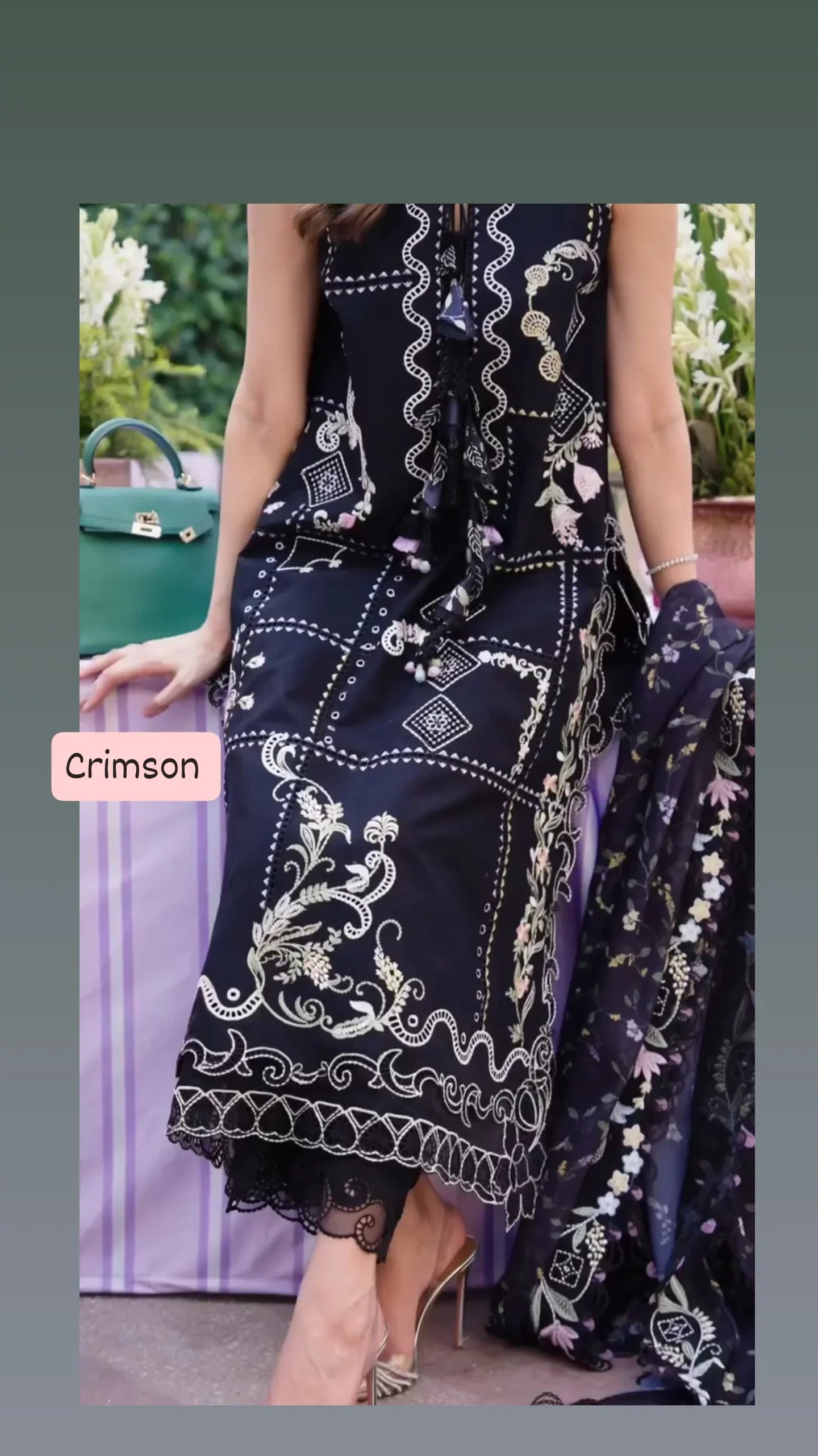 Spotted in Flow by Crimson 26/Flow by Crimson 26/FLORAL SERENITY - D1A/Onyx