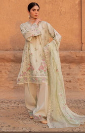 Cross Stitch Luxury Lawns 25/Cirine Aura/Green