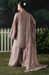Cross Stitch Monsoon Edit 26/Mauve Whisper/Embroideried Dupatta