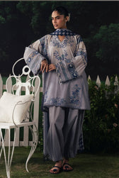 Cross Stitch Monsoon Edit 26/Selene Glow/Embroideried Dupatta