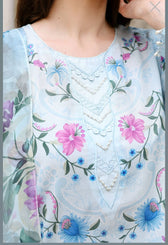 Cross Stitch Premium Lawn 26/Aqua Glint/Blue