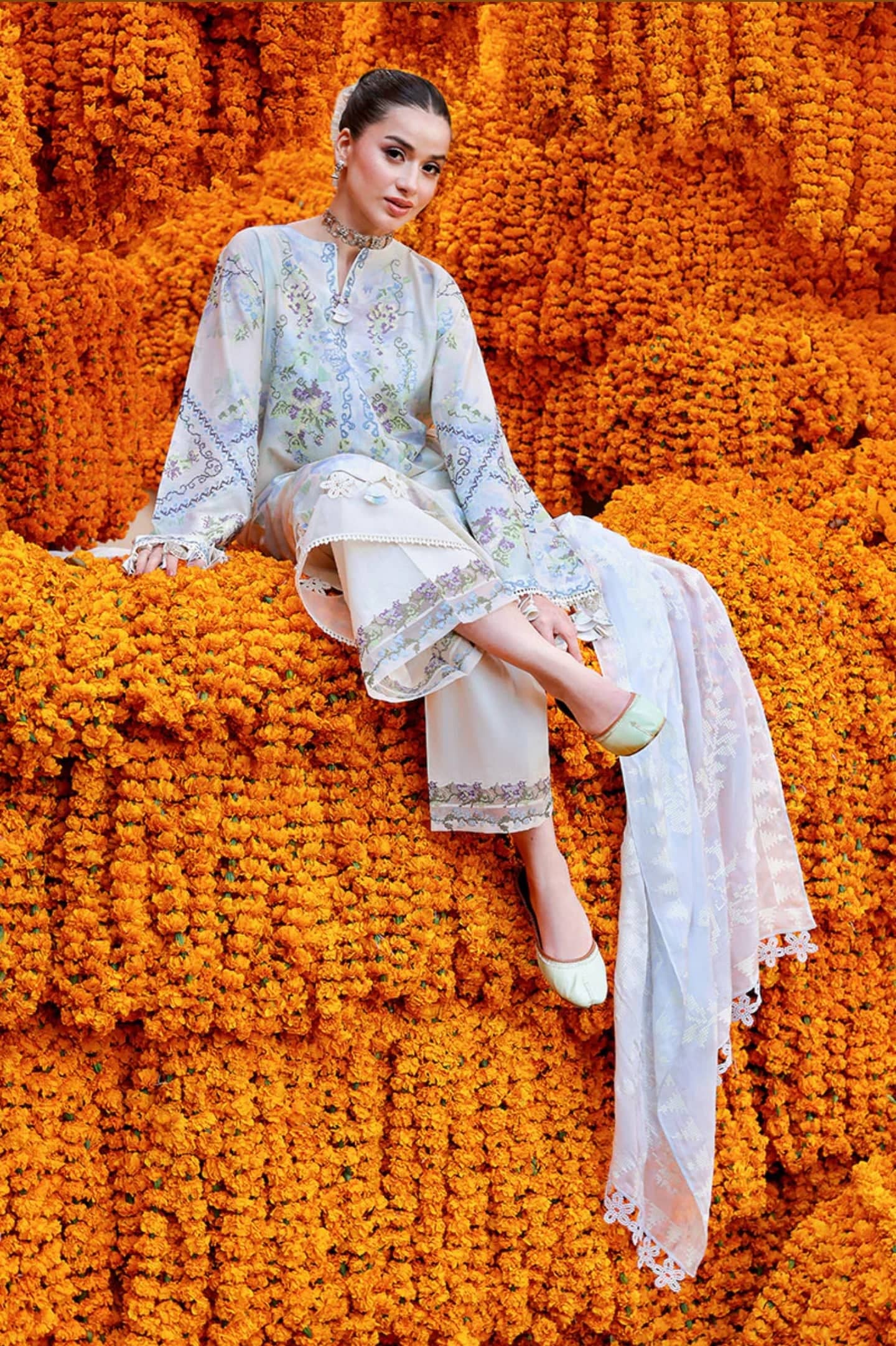 Cross Stitch Eid Lawn 26/Lilac Whisper