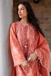 Restocked/Cross Stitch Premium Lawn 26/Amber Mist/Rust..