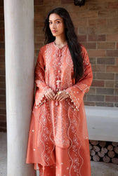 Restocked/Cross Stitch Premium Lawn 26/Amber Mist/Rust..