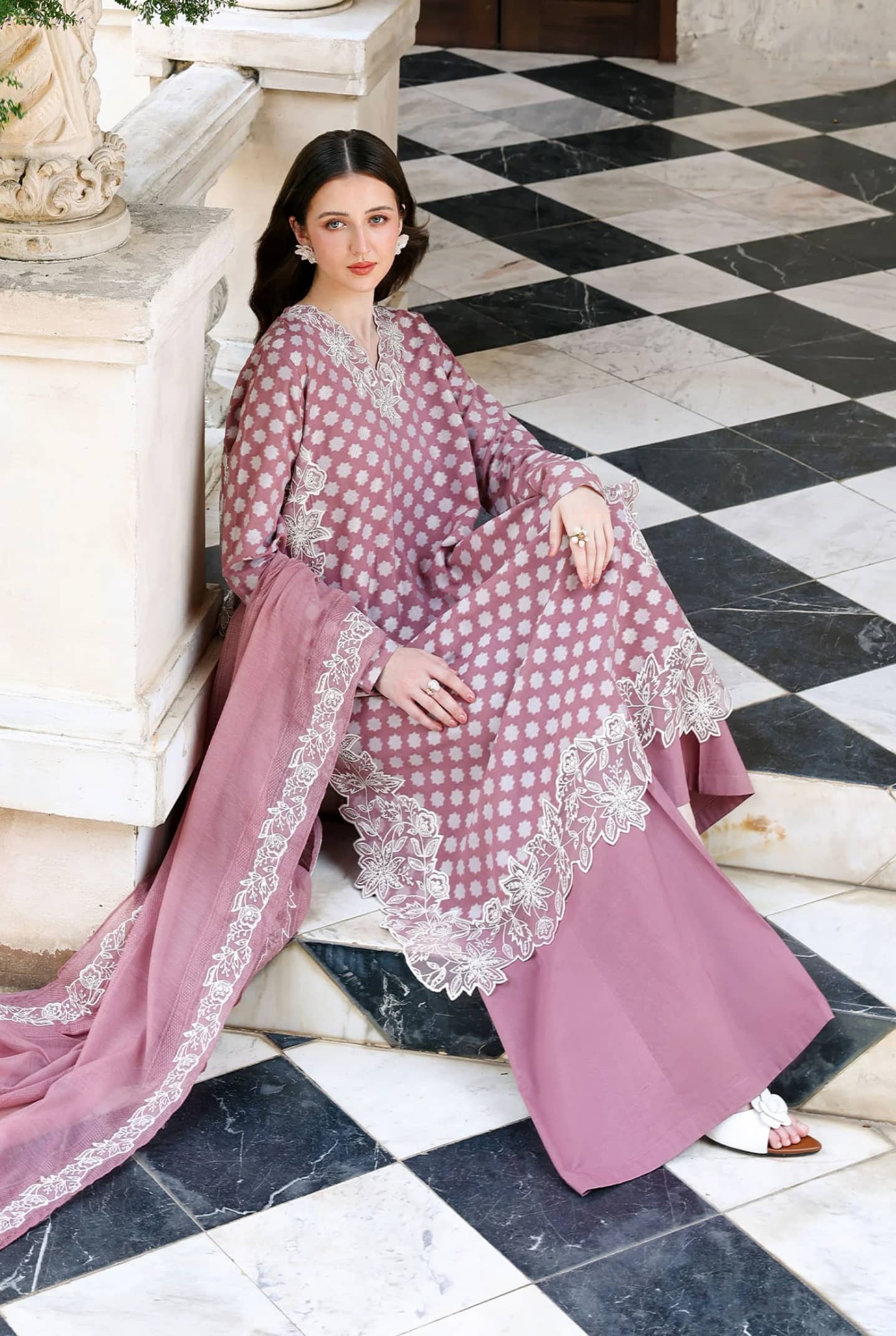 Cross Stitch Premium Lawn 26/Ash Rose/Tea Pink