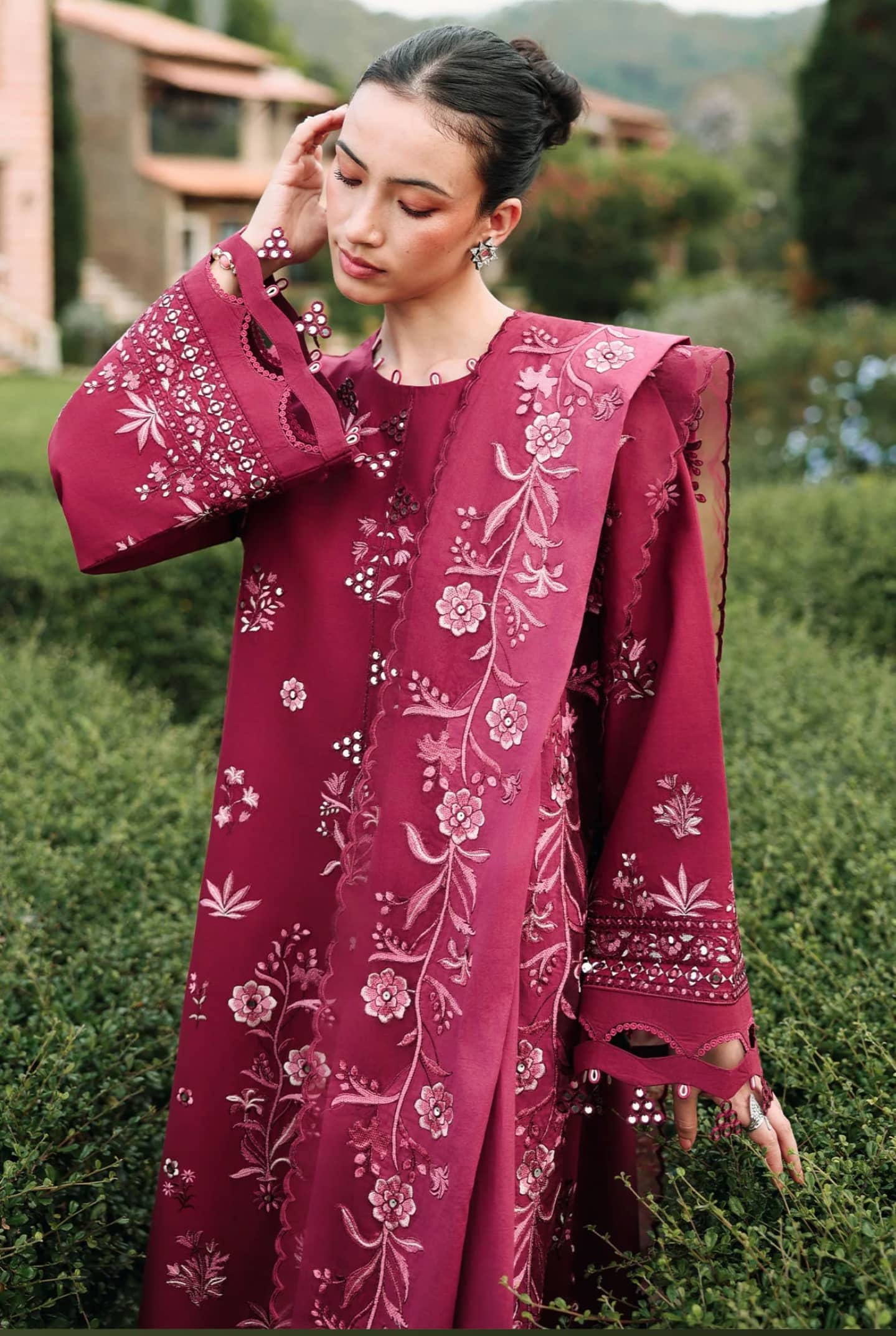 Cross Stitch Premium Lawn 26/Crimson Royal/Red