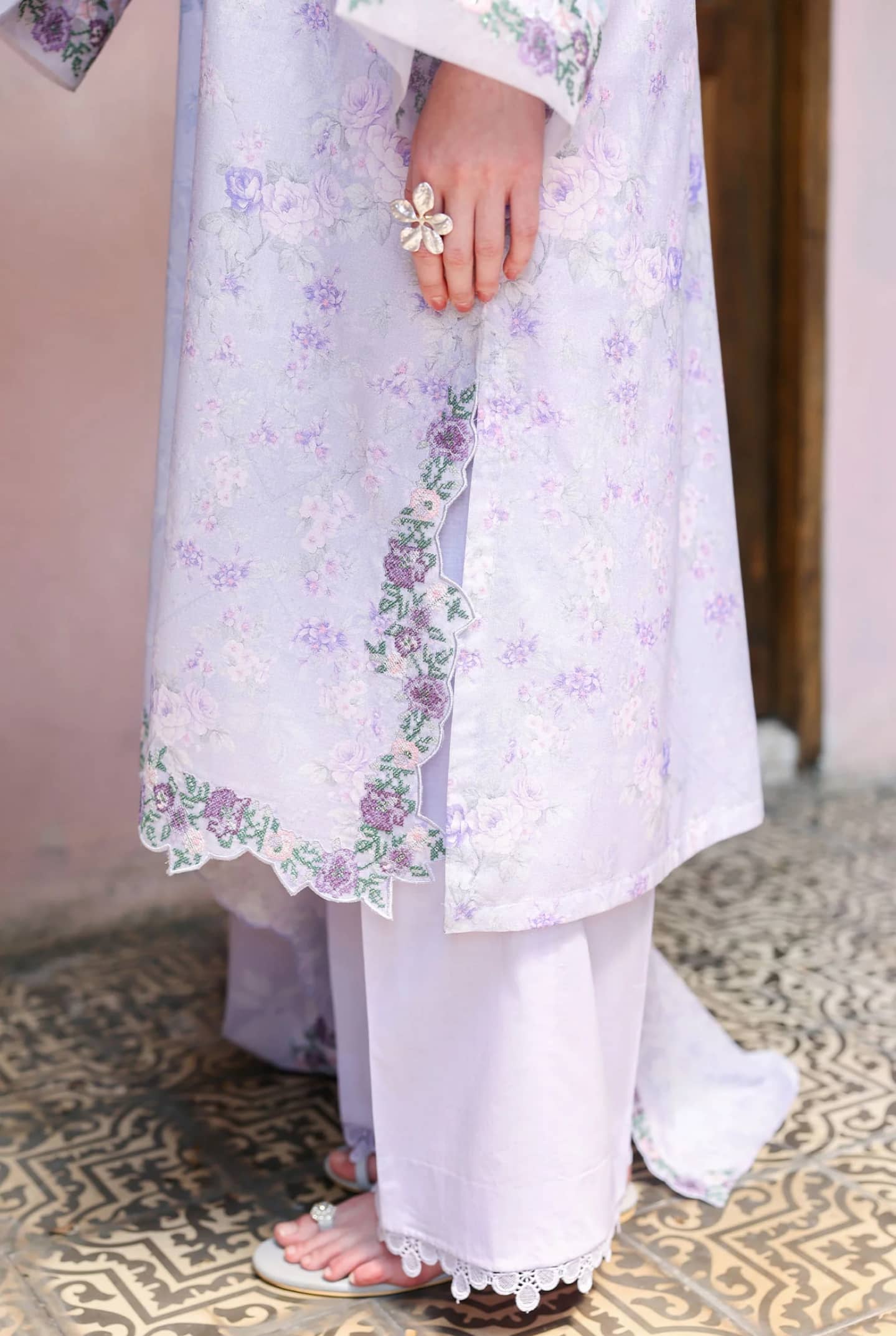 Cross Stitch Premium Lawn 26/Crystal Glaze/Lilac