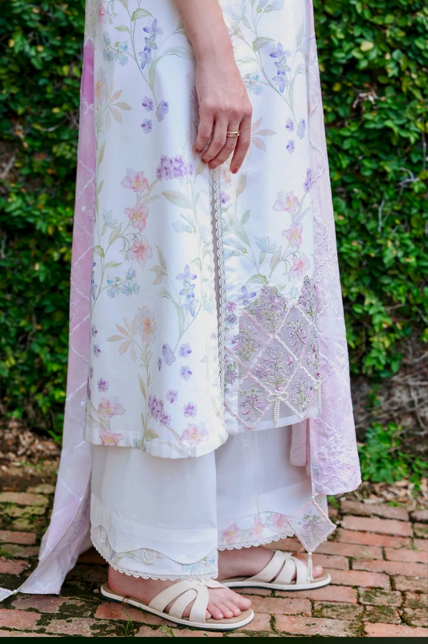 Cross Stitch Premium Lawn 26/Meadow Dream/White