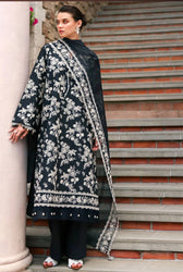 Cross Stitch Premium Lawn 26/Obsidian Bloom/Black