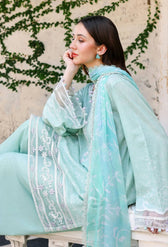 Sale‼️Cross Stitch Premium Lawn 26/Summer Breeze/Green