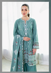 Cross Stitch Cotton Satin 25/Sage Bloom/Sea Green