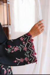 Cross Stitch Cotton Satin 26/Midnight Flora/Black