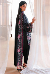 Cross Stitch Cotton Satin 26/Midnight Flora/Black