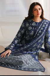 Cross Stitch Cotton Satin 26/Obsidian Blue/Blue