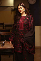 Cross Stitch Khaddar/Garnet Grace