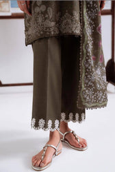 Cross Stitch Khaddar/Olive Charm