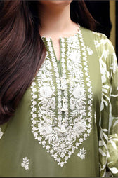 Cross Stitch Linen/Moss Reverie/Green
