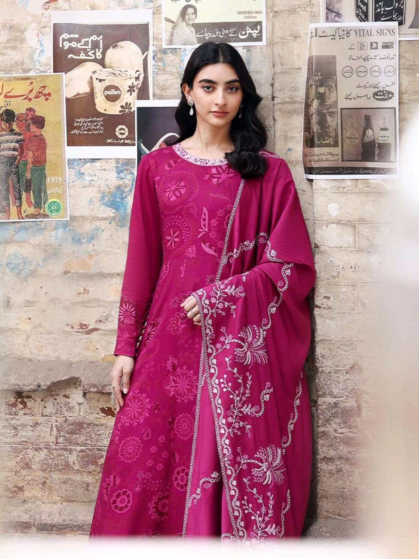 Cross Stitch Marina/Fuchsia Thread/Pink