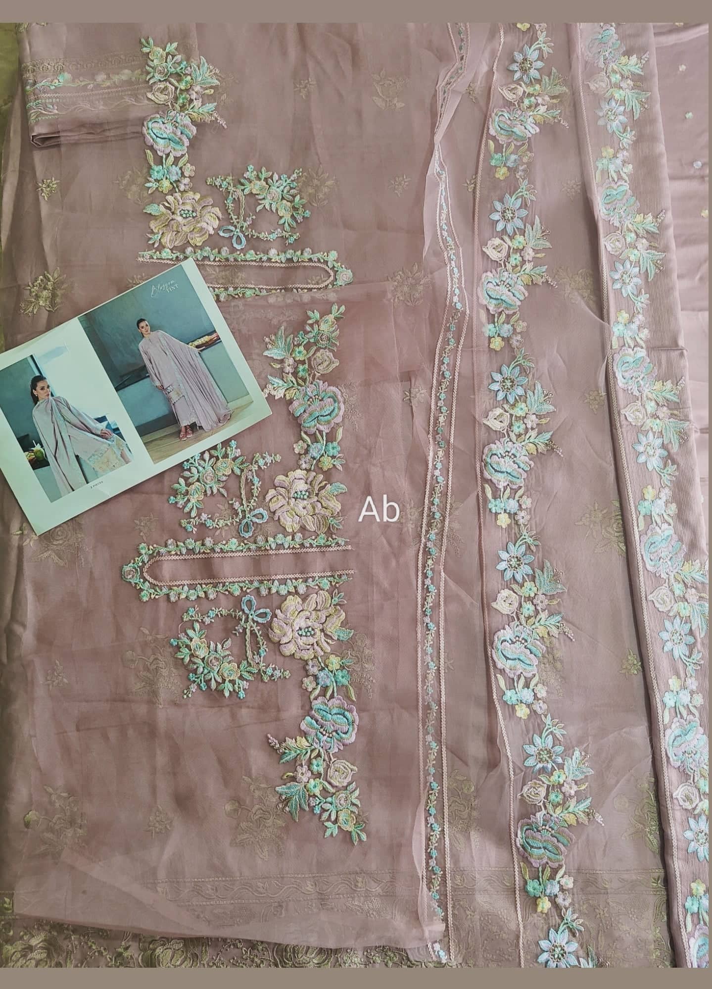 Open Pic/Cross Stitch Cotton Satin 25/Blossom Tint/Pink/