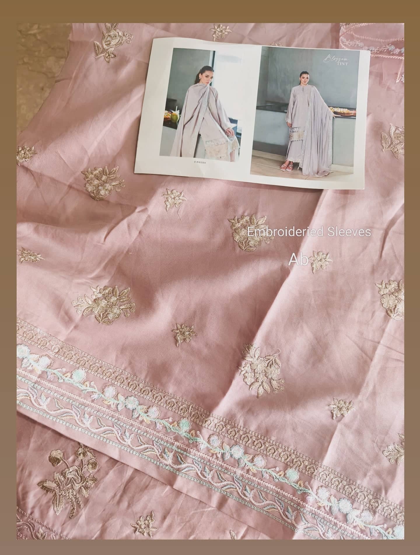 Open Pic/Cross Stitch Cotton Satin 25/Blossom Tint/Pink/