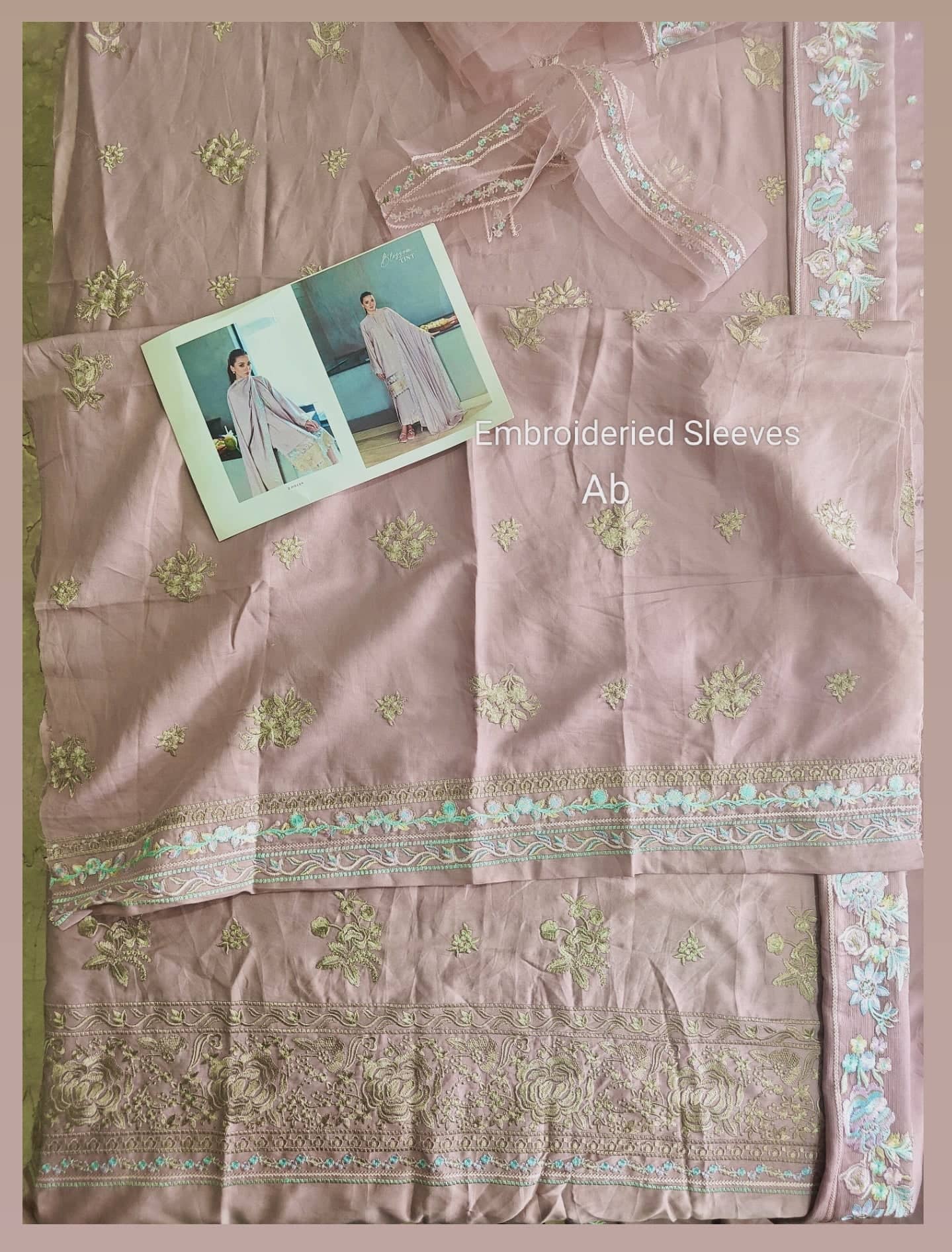 Open Pic/Cross Stitch Cotton Satin 25/Blossom Tint/Pink/