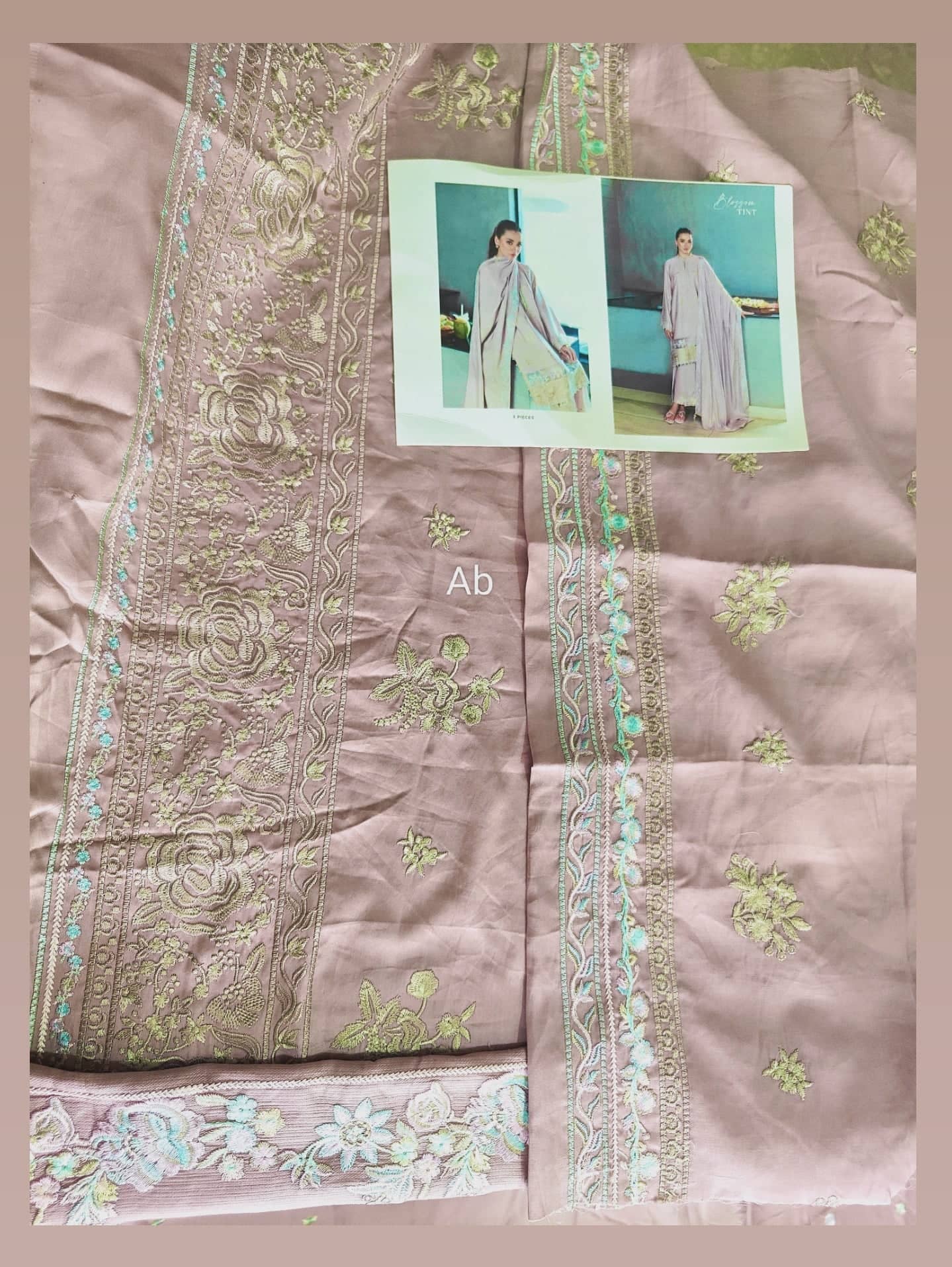 Open Pic/Cross Stitch Cotton Satin 25/Blossom Tint/Pink/