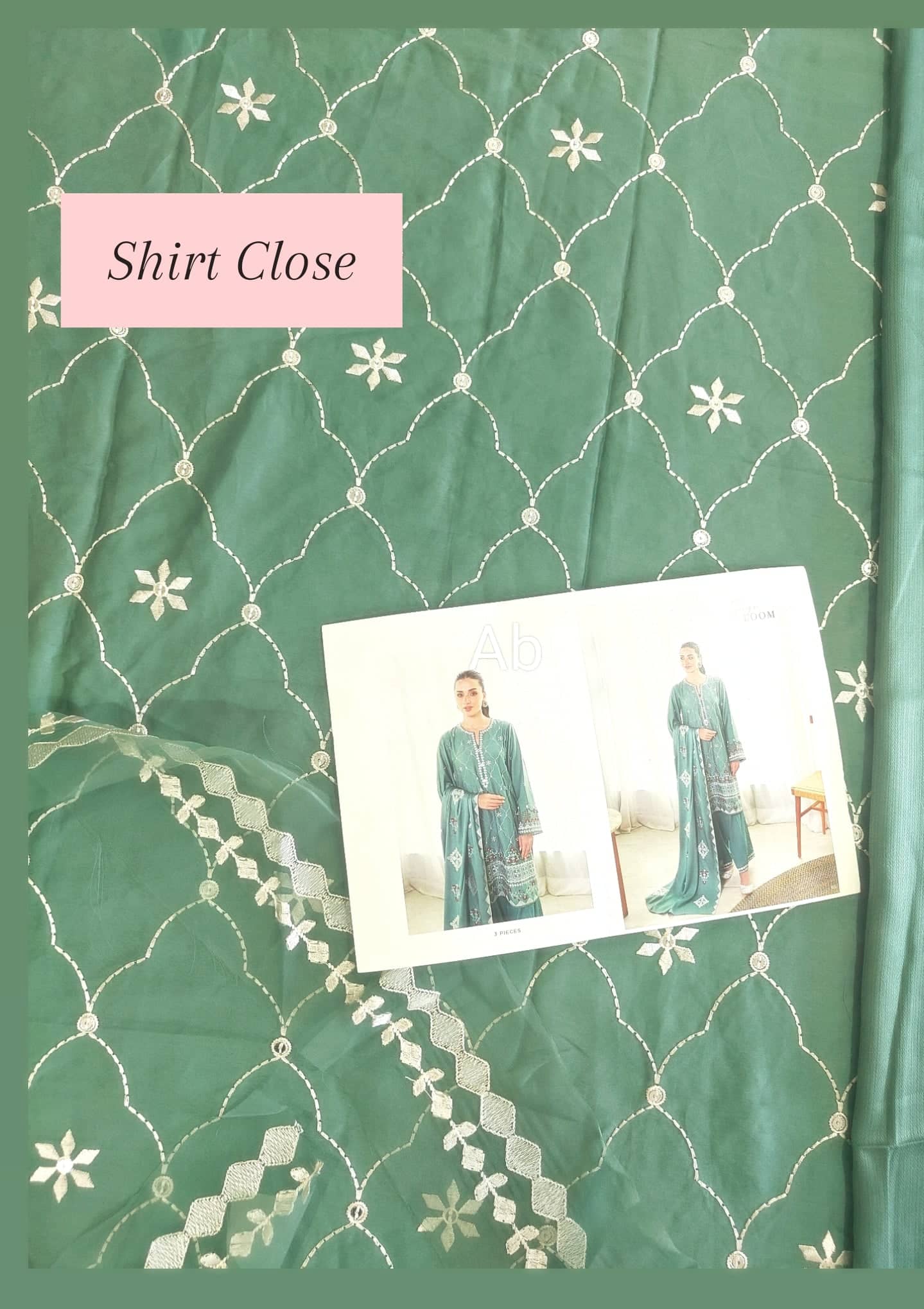 Cross Stitch open pics Open Pic/Cross Stitch Cotton Satin 25/Sage Bloom