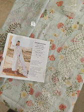 Cross Stitch open pics Open Pic/Cross Stitch Lawn 24/Aqua Glaze/Silk Dupatta