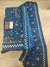 Cross Stitch open pics Open Pic/Cross Stitch Linen/Dreamy Dune/Blue