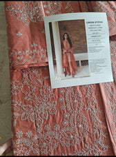 Open Pic/Cross Stitch Premium Lawn 26/Amber Mist/Rust