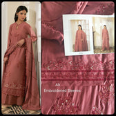 Sale‼️Open Pic/Cross Stitch Mahiri 26/Rustic Meadow/Rust/Embroideried Dupatta