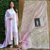 Sale‼️Open Pic/Cross Stitch Premium Lawn 26/Meadow Dream/White