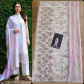 Sale‼️Open Pic/Cross Stitch Premium Lawn 26/Meadow Dream/White