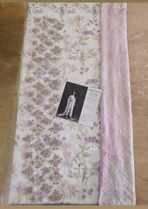 Sale‼️Open Pic/Cross Stitch Premium Lawn 26/Meadow Dream/White