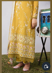 Restocked/Cross Stitch Eid Lawn/Moss Lilly