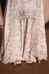Cross Stitch Winter 26/ALABASTER BLOOM-3PC SUIT/White