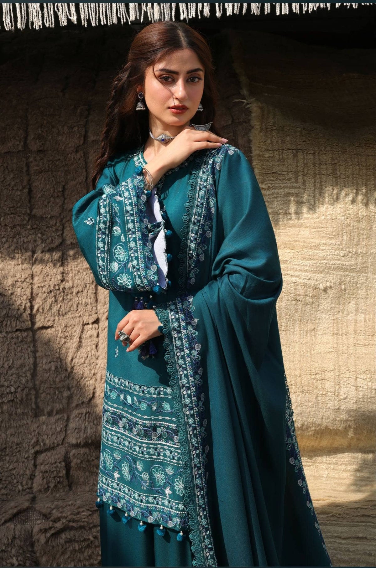 Cross Stitch Winter 26/INDIGO MUSE-3PC MARINA SUIT/Teal