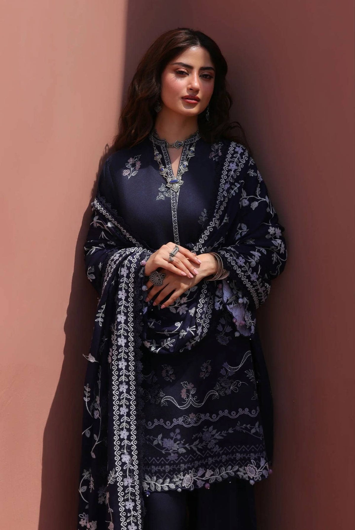 Cross Stitch Winter 26/IRIS BREEZE-3PC MARINA SUIT/Blue