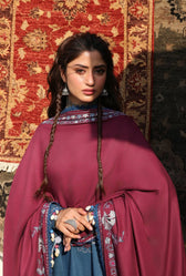 Cross Stitch Winter 26/OCEAN REVERIE-3PC KHADDAR SUIT/