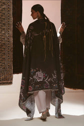 Cross Stitch Winter 26/PETAL HAZE-3PC KHADDAR SUIT/Grey