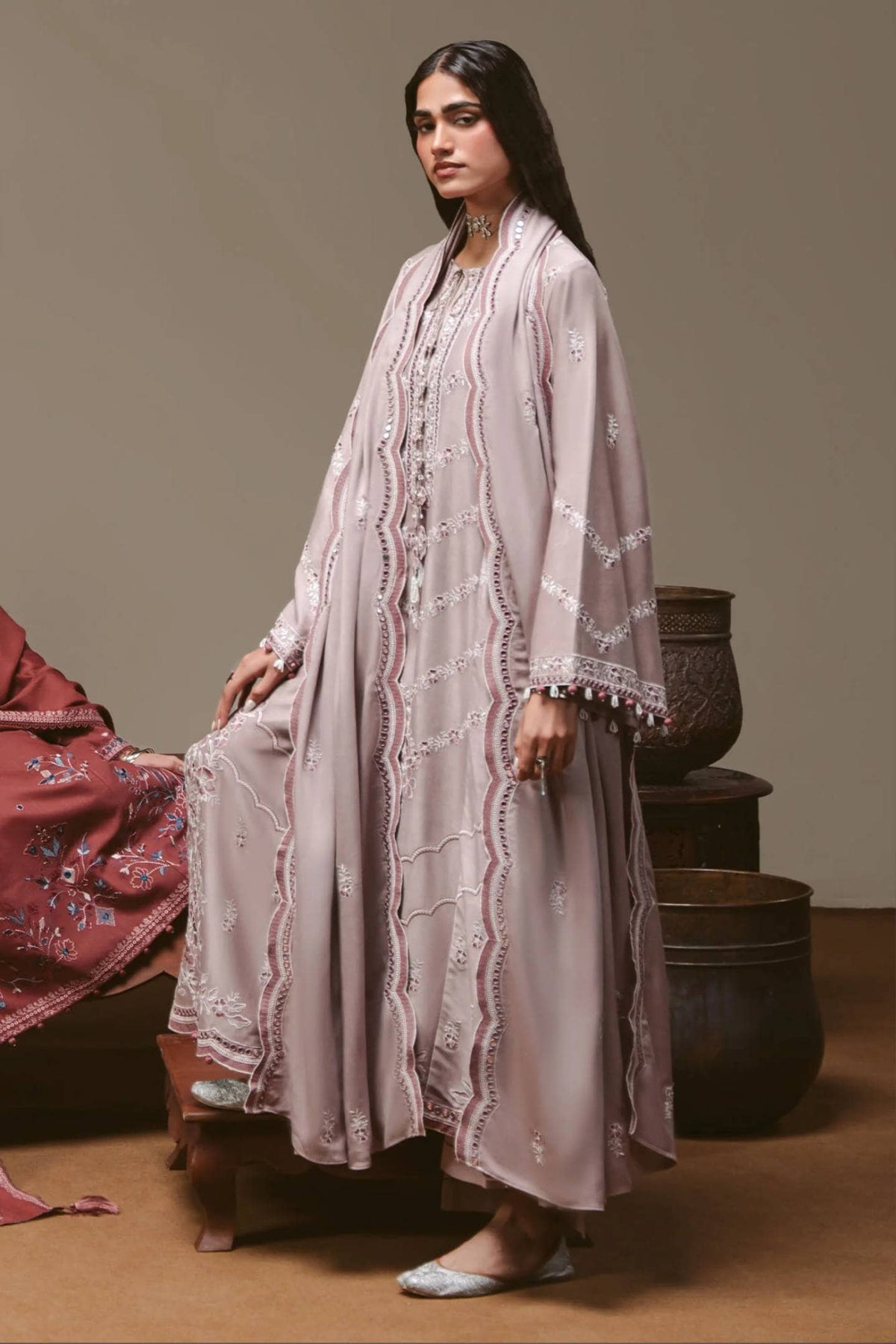 Cross Stitch Winter 26/PETAL SYMPHONY-3PC MARINA SUIT/Mauve